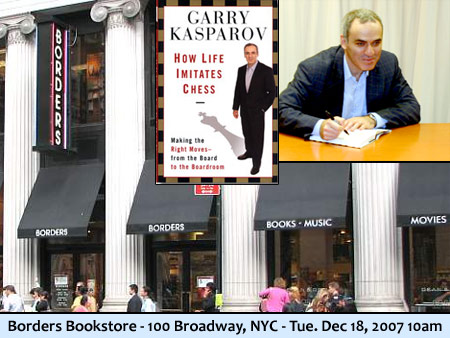 Kasparov Book Signing